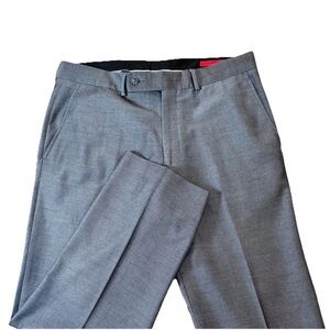 John Varvatos Usa Dress Pants Men’s 33x25 Gray Flat Front